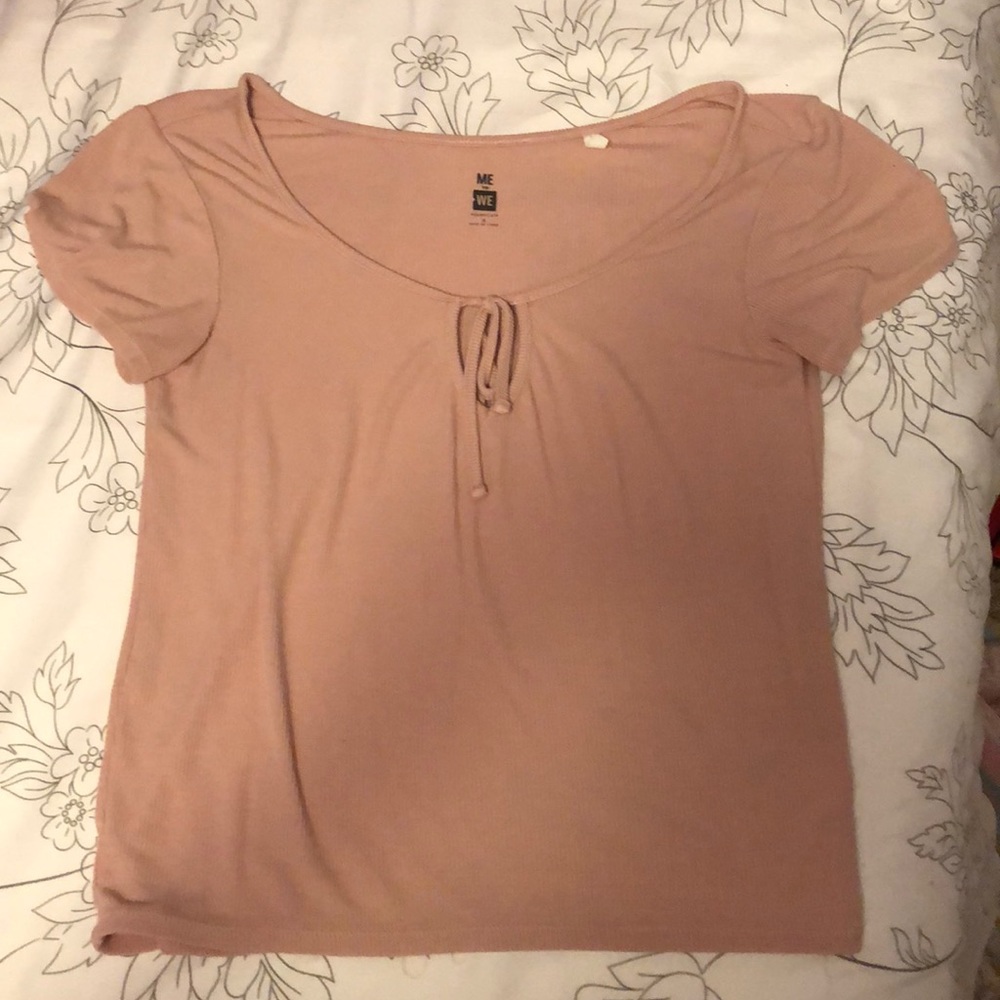 ⭐️SOLD⭐️Me to we tie front top